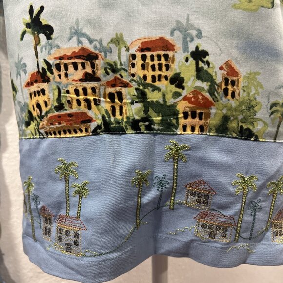 Weekend‎ Clothes Line Hawaiian Shirt L Princess Cruise 2pc Pants XL Beads - Picture 7 of 16